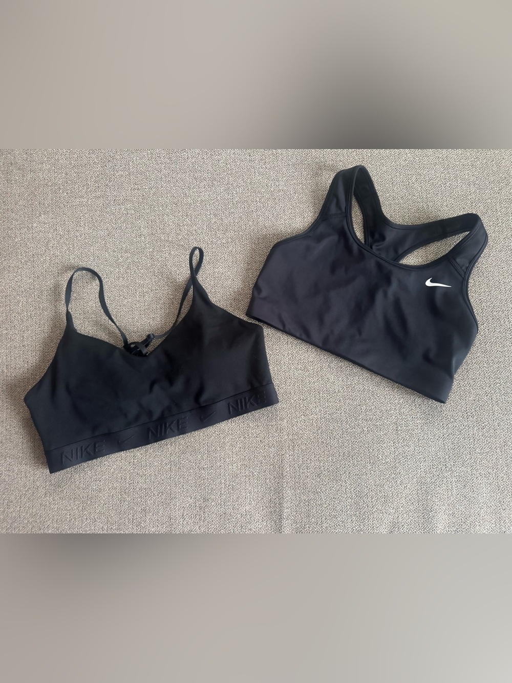 Nike Black Sports Bra Set - Twin Support Styles